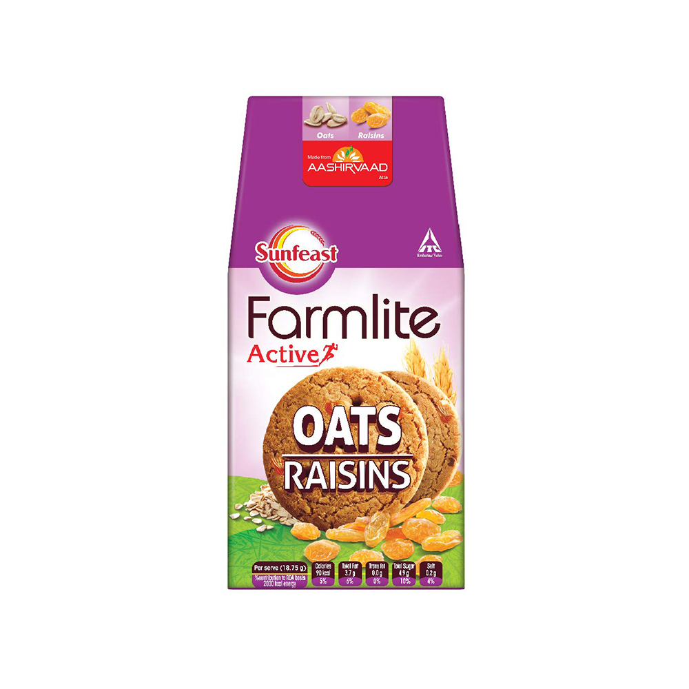 Farmlite digestive oats chocolate cookies